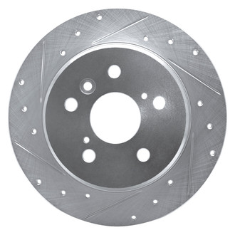 DFC® - Premium Drilled and Slotted Rear Driver Side Brake Rotor