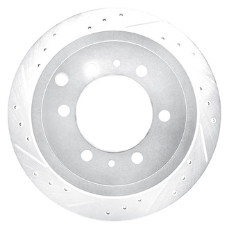 DFC® - Premium Drilled and Slotted Rear Driver Side Brake Rotor