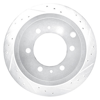 DFC® - Premium Drilled and Slotted Rear Passenger Side Brake Rotor
