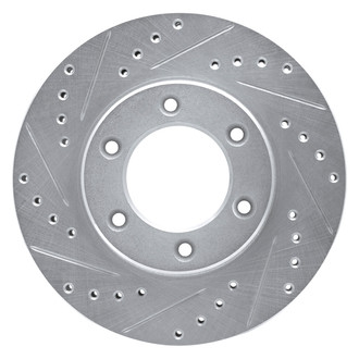 DFC® - Premium Drilled and Slotted Front Driver Side Brake Rotor