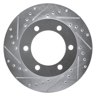 DFC® - Premium Drilled and Slotted Front Driver Side Brake Rotor