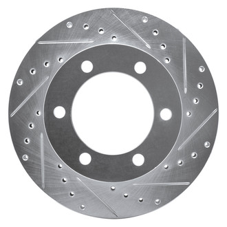 DFC® - Premium Drilled and Slotted Front Passenger Side Brake Rotor