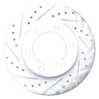 DFC® - Premium Drilled and Slotted Front Driver Side Brake Rotor