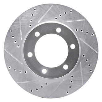 DFC® - Premium Drilled and Slotted Front Driver Side Brake Rotor