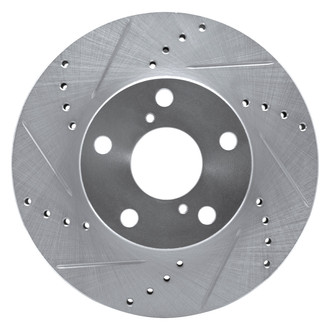 DFC® - Premium Drilled and Slotted Front Driver Side Brake Rotor