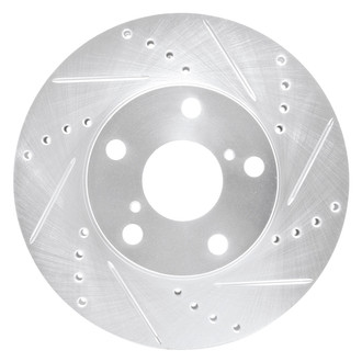 DFC® - Premium Drilled and Slotted Front Passenger Side Brake Rotor