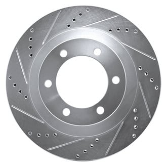 DFC® - Premium Drilled and Slotted Front Driver Side Brake Rotor