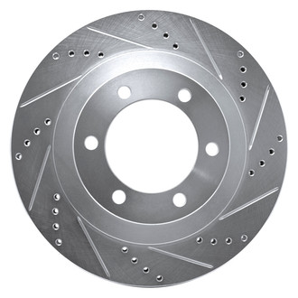 DFC® - Premium Drilled and Slotted Front Passenger Side Brake Rotor