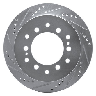 DFC® - Premium Drilled and Slotted Rear Driver Side Brake Rotor