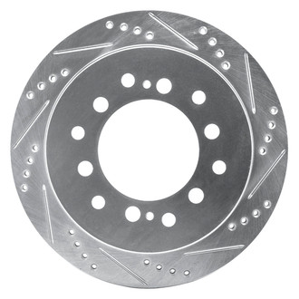 DFC® - Premium Drilled and Slotted Rear Passenger Side Brake Rotor