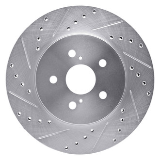 DFC® - Premium Drilled and Slotted Front Driver Side Brake Rotor