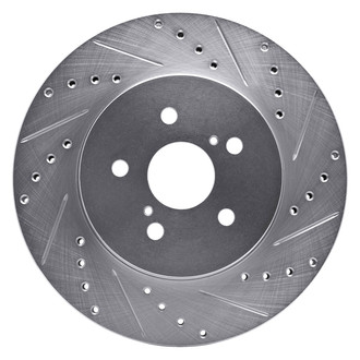 DFC® - Premium Drilled and Slotted Front Passenger Side Brake Rotor