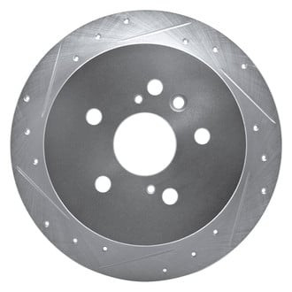 DFC® - Premium Drilled and Slotted Rear Driver Side Brake Rotor
