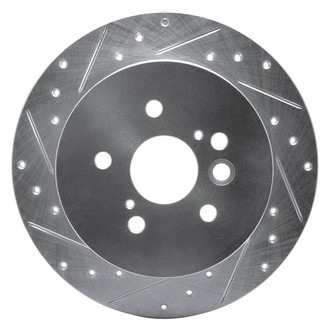 DFC® - Premium Drilled and Slotted Rear Driver Side Brake Rotor