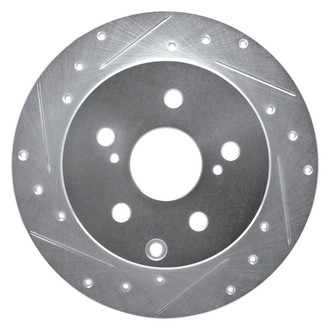 DFC® - Premium Drilled and Slotted Rear Driver Side Brake Rotor