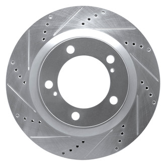 DFC® - Premium Drilled and Slotted Front Driver Side Brake Rotor