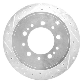 DFC® - Premium Drilled and Slotted Rear Driver Side Brake Rotor
