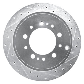 DFC® - Premium Drilled and Slotted Rear Passenger Side Brake Rotor
