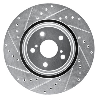 DFC® - Premium Drilled and Slotted Front Driver Side Brake Rotor