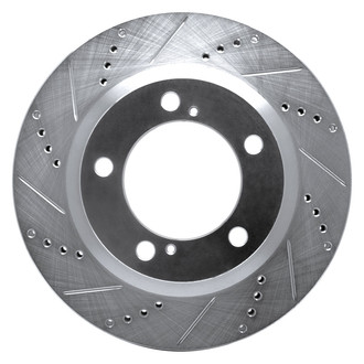 DFC® - Premium Drilled and Slotted Front Driver Side Brake Rotor