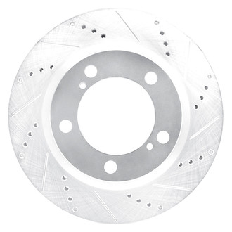 DFC® - Premium Drilled and Slotted Front Passenger Side Brake Rotor
