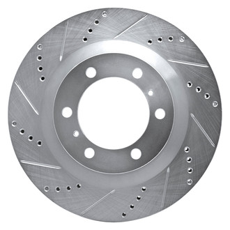 DFC® - Premium Drilled and Slotted Front Driver Side Brake Rotor