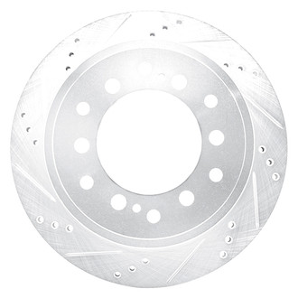 DFC® - Premium Drilled and Slotted Rear Driver Side Brake Rotor