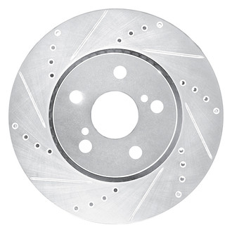 DFC® - Premium Drilled and Slotted Front Driver Side Brake Rotor