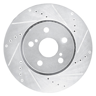 DFC® - Premium Drilled and Slotted Front Passenger Side Brake Rotor