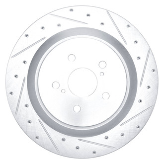 DFC® - Premium Drilled and Slotted Rear Passenger Side Brake Rotor