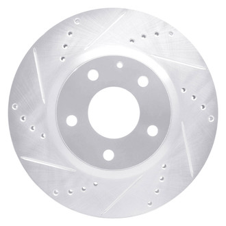DFC® - Premium Drilled and Slotted Front Driver Side Brake Rotor