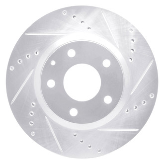 DFC® - Premium Drilled and Slotted Front Passenger Side Brake Rotor