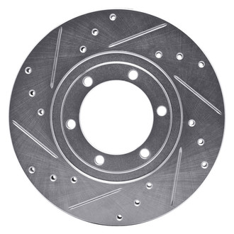 DFC® - Premium Drilled and Slotted Front Driver Side Brake Rotor
