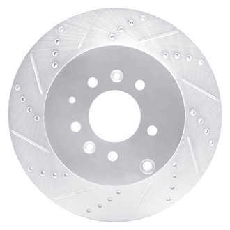 DFC® - Premium Drilled and Slotted Rear Driver Side Brake Rotor