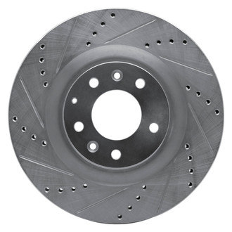 DFC® - Premium Drilled and Slotted Front Driver Side Brake Rotor