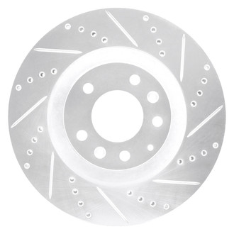 DFC® - Premium Drilled and Slotted Front Passenger Side Brake Rotor