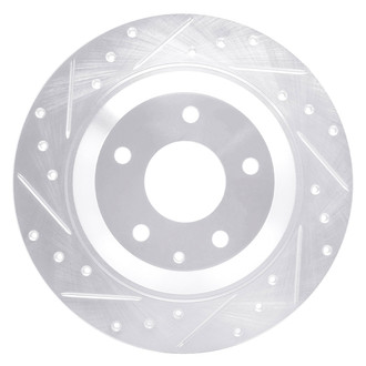 DFC® - Premium Drilled and Slotted Rear Driver Side Brake Rotor
