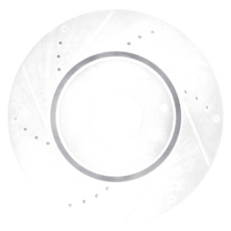 DFC® - Premium Drilled and Slotted Front Driver Side Brake Rotor