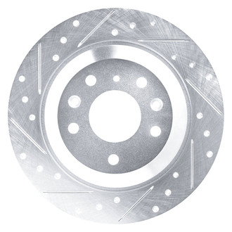 DFC® - Premium Drilled and Slotted Rear Driver Side Brake Rotor