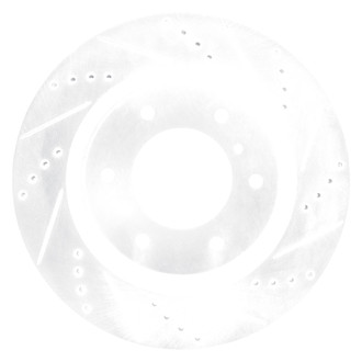 DFC® - Premium Drilled and Slotted Front Passenger Side Brake Rotor