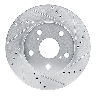 DFC® - Premium Drilled and Slotted Front Passenger Side Brake Rotor