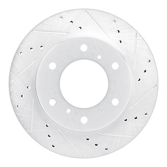 DFC® - Premium Drilled and Slotted Front Passenger Side Brake Rotor