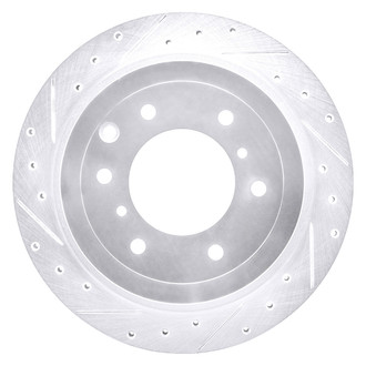 DFC® - Premium Drilled and Slotted Rear Driver Side Brake Rotor