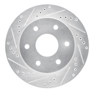 DFC® - Premium Drilled and Slotted Front Driver Side Brake Rotor