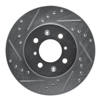 DFC® - Premium Drilled and Slotted Front Driver Side Brake Rotor