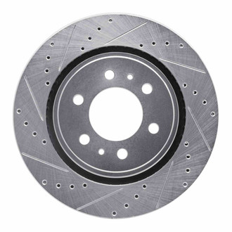DFC® - Premium Drilled and Slotted Front Driver Side Brake Rotor