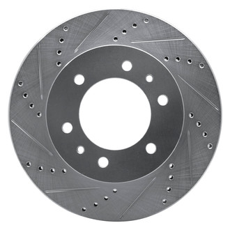 DFC® - Premium Drilled and Slotted Front Driver Side Brake Rotor