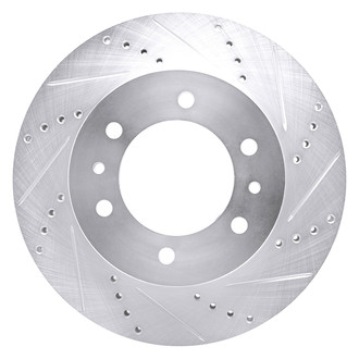 DFC® - Premium Drilled and Slotted Front Passenger Side Brake Rotor