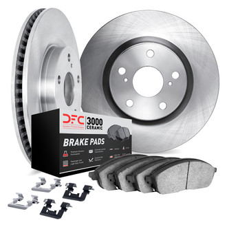 DFC® - Plain Front Brake Kit with 3000 Series Ceramic Brake Pads