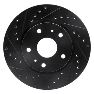 DFC® - Premium Drilled and Slotted Front Driver Side Brake Rotor